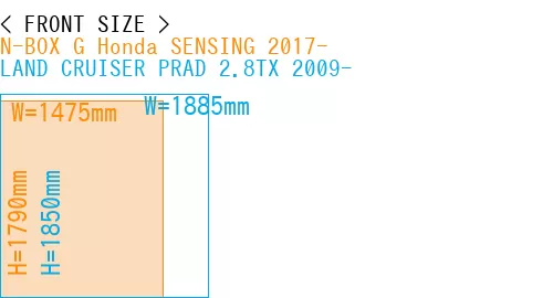#N-BOX G Honda SENSING 2017- + LAND CRUISER PRAD 2.8TX 2009-